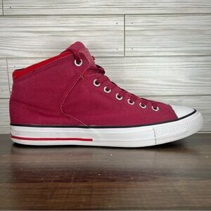 Converse Chuck Taylor All‎ Star Hi Street Red Men’s Shoes - Men’s Size 10
